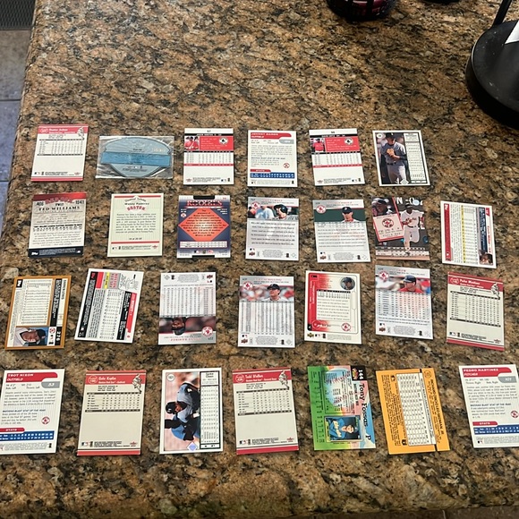 BOSTON RED SOCKS baseball cards Set - Picture 2 of 2